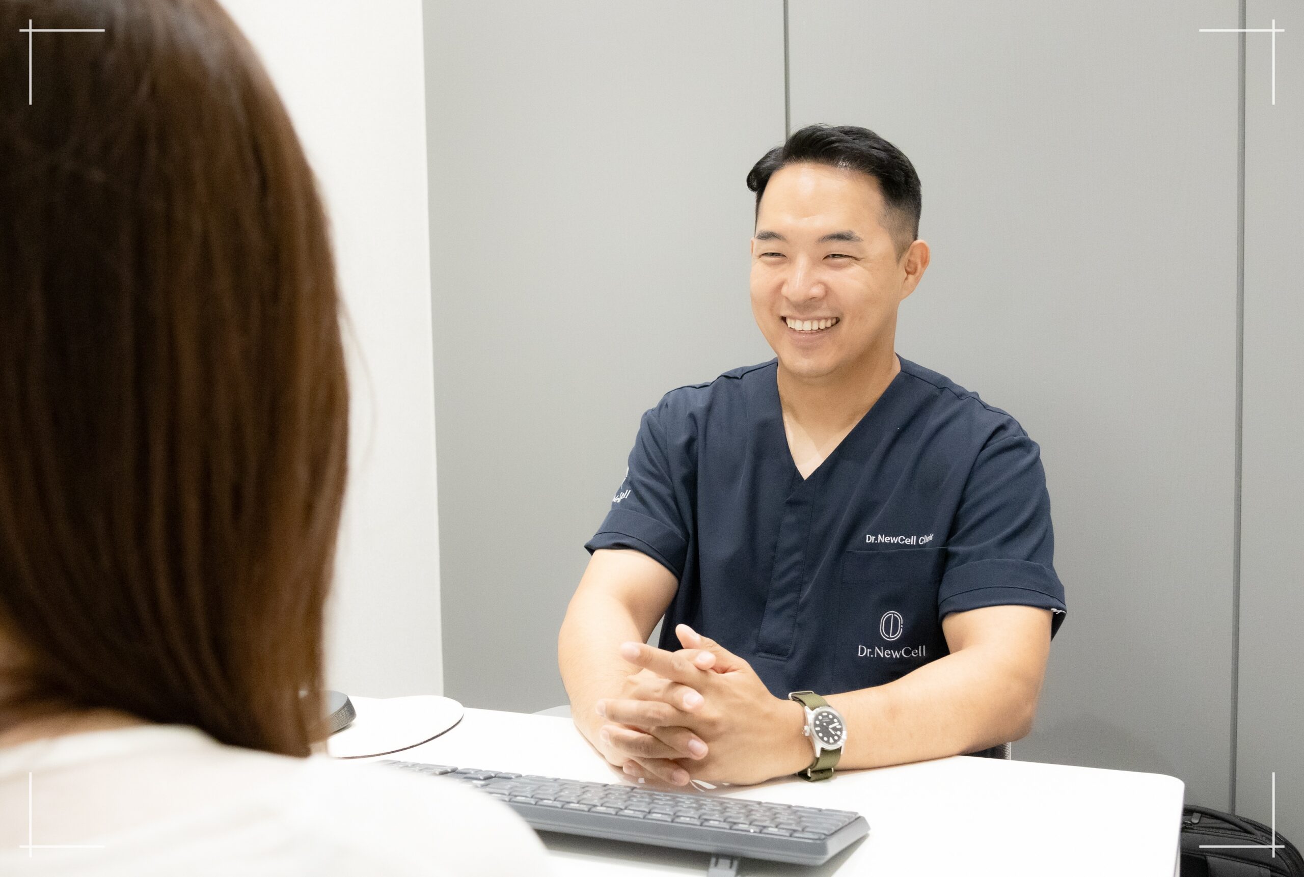 포텐자 펌핑팁 상담중인 닥터뉴셀의원 임은형 부원장님