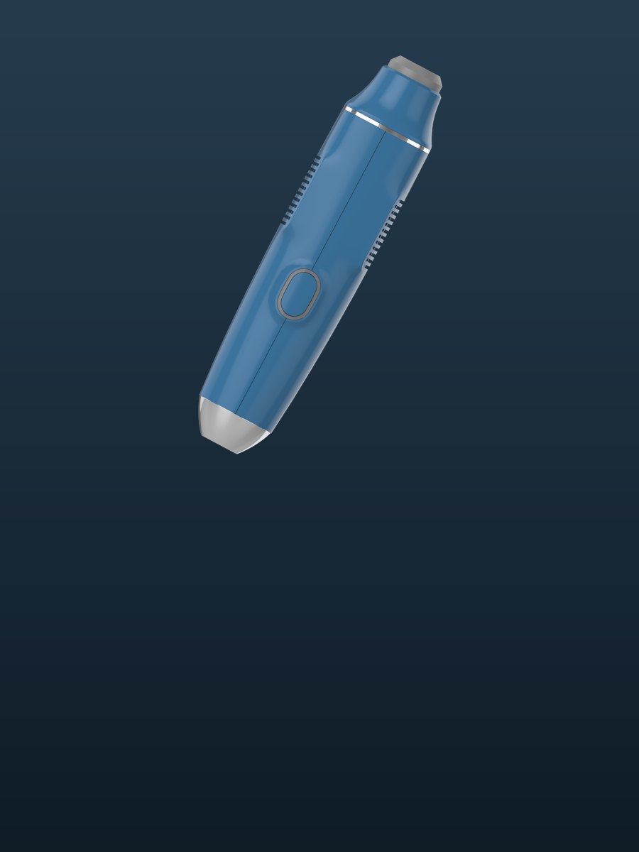 쿨소닉 4.5mm 핸드피스, 짙은 파란색 펜 모양