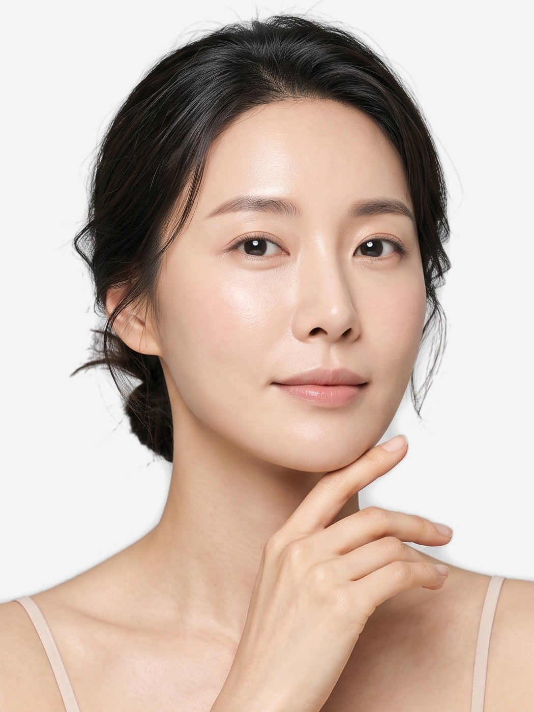 ハリのある肌の女性モデル、オールタイト リフティングのイメージ